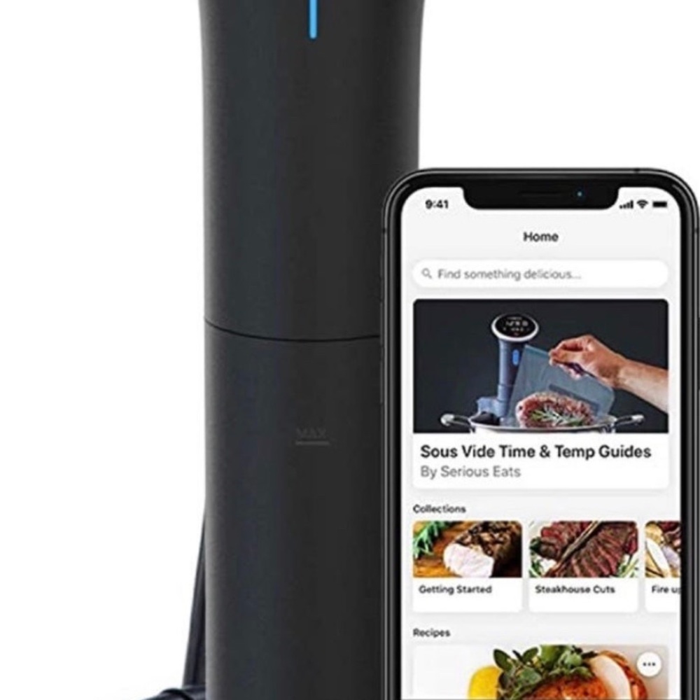 Anova Culinary AN400-US00 Nano Sous Vide Precision Cooker, 12.8" x 2.2" x 4.1",